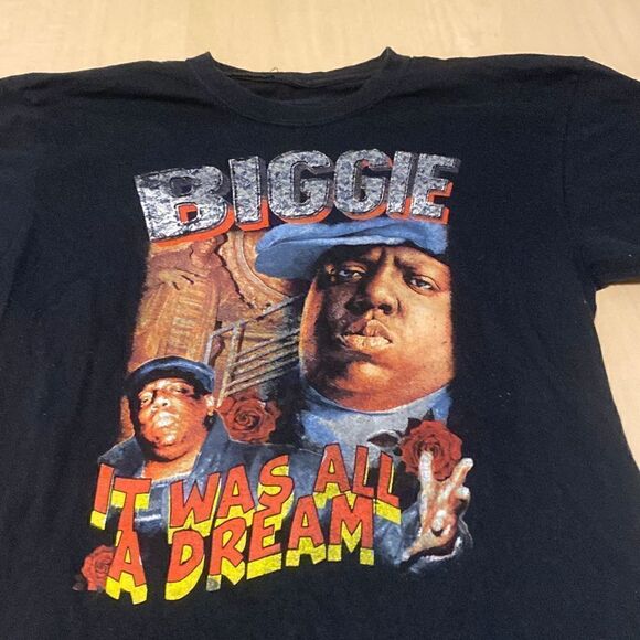 Biggie Smalls It Was All A Dream T Shirt No tag Y2K - Picture 2 of 4